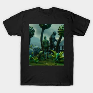 green aliens T-Shirt